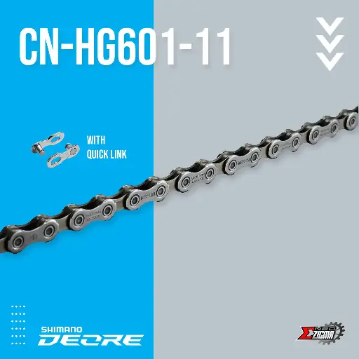 Chain MTB SHIMANO Deore CN-HG601-11 Road/MTB Compatible Ind. Pack