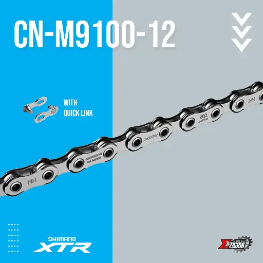 Chain MTB SHIMANO XTR CN-M9100 w/ Quick Link Ind. Pack