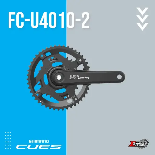 Chainwheel MTB SHIMANO CUES FC-U4010-2 w/o BB Parts Ind. Pack