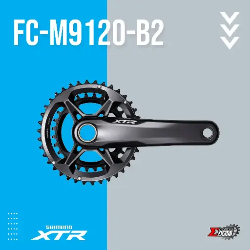 [CWSH319] Chainwheel MTB SHIMANO XTR FC-M9120-B2 w/o B.B. Parts w/ TL-FC41 KFCM91202BCX88