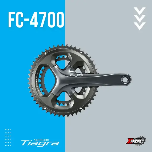 Chainwheel Road SHIMANO Tiagra FC-4700 w/o B.B. Parts Ind. Pack