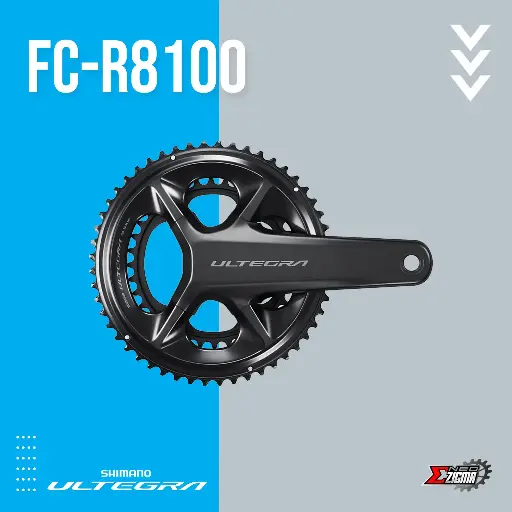Chainwheel Road SHIMANO Ultegra FC-R8100 w/o B.B. Parts Ind. Pack