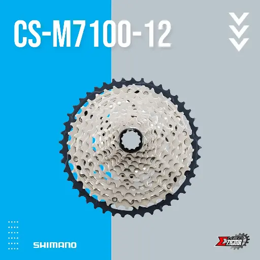 Cassette Sprocket MTB SHIMANO SLX CS-M7100 Micro Spline Ind. Pack