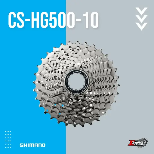 Cassette Sprocket Road SHIMANO Tiagra CS-HG500-10 Ind. Pack