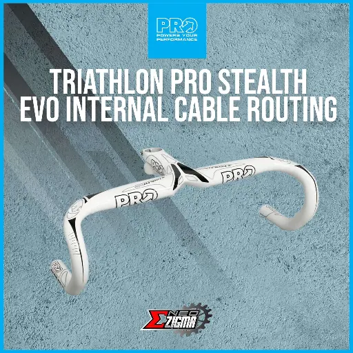 Handle Bar Triathlon PRO Stealth EVO Internal Cable Routing