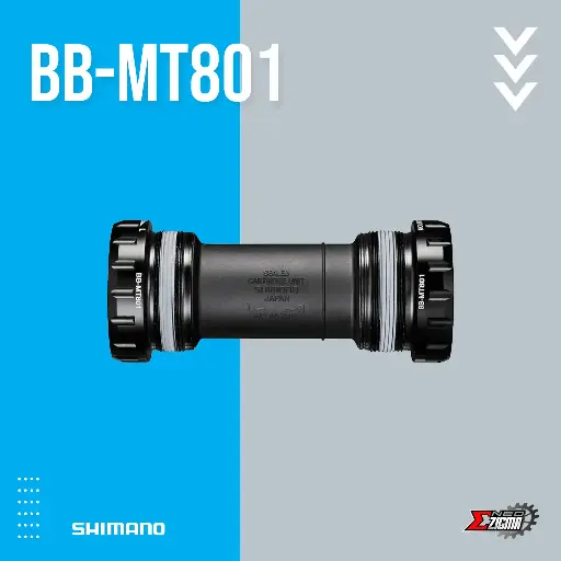 [BBSH138I] ﻿​B.B. Parts MTB SHIMANO XT BB-MT801 Ind. Pack IBBMT801B﻿