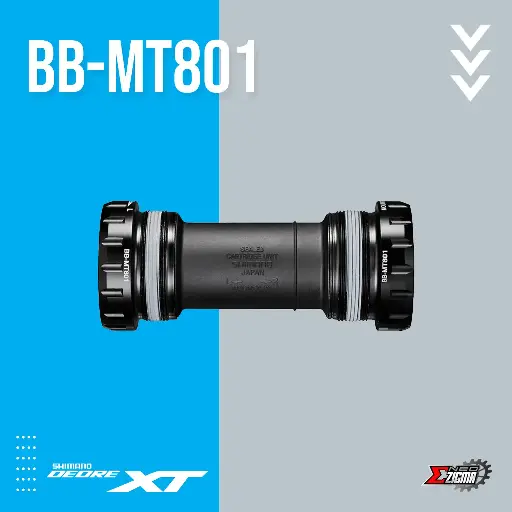 [BBSH138I] ﻿​B.B. Parts MTB SHIMANO XT BB-MT801 Ind. Pack IBBMT801B﻿