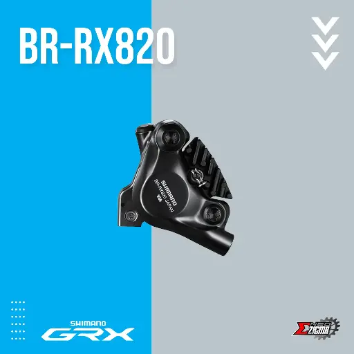 [DBSH093FI] Disc Brake Gravel SHIMANO GRX BR-RX820 Hydraulic For 160mm Rotor w/ Fin Front Ind. Pack IBRRX820F6RF