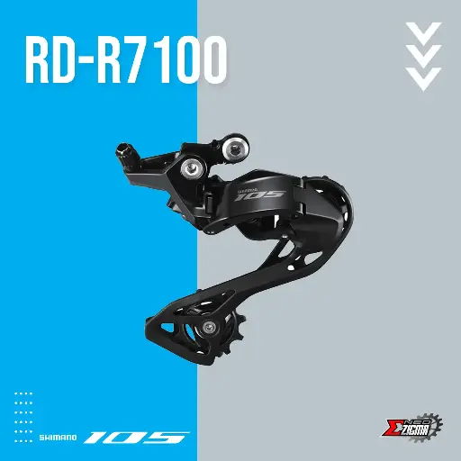 [RDSH253I] Rear Derailleur Road SHIMANO 105 RD-R7100 12-Spd Direct Attachment Ind. Pack IRDR7100