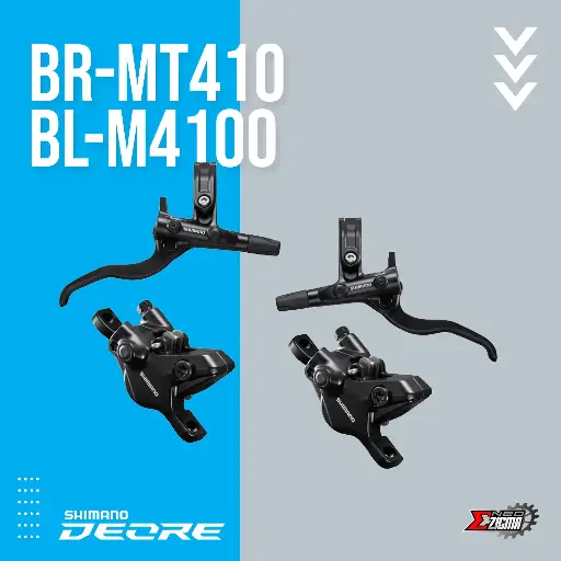 [DBSH176] Disc Brake Assembly MTB SHIMANO Deore BR-MT410/BL-M4100 Front/Rear