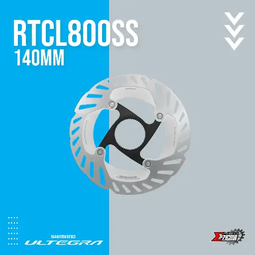 [DRSH178I] Disc Rotor Road SHIMANO Ultegra RTCL800SS 140mm w/ Lock Ring Freeza Radiator Fin Ind. Pack IRTCL800SSI