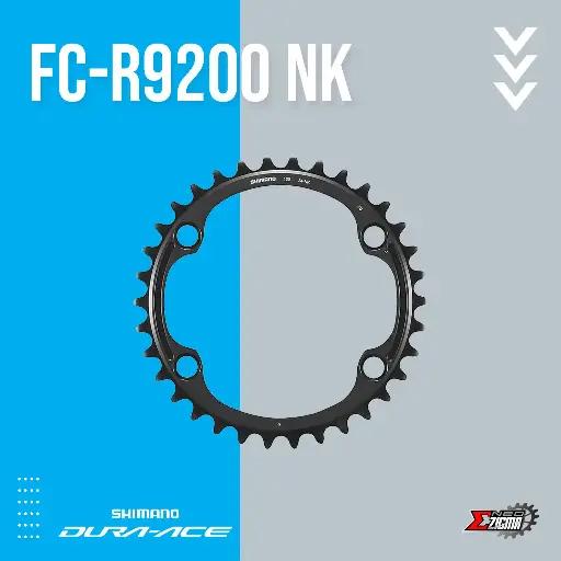 [CRSH140] Chainring Road SHIMANO Dura-Ace FC-R9200 NK 34T 12-Spd Ind. Pack Y0MZ34000