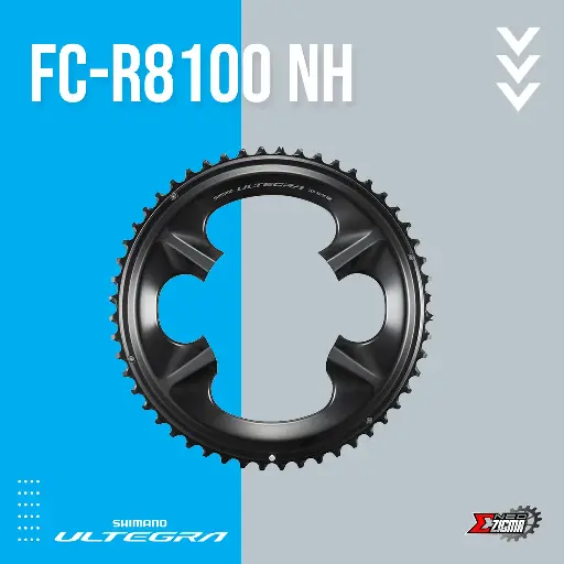 [CRSH145] Chainring Road SHIMANO Ultegra FC-R8100 NH 52T 12-Spd Ind. Pack Y0NG98020