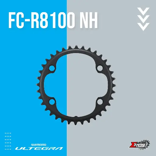 [CRSH146] Chainring Road SHIMANO Ultegra FC-R8100 NH 36T 12-Spd Ind. Pack Y0NG36000