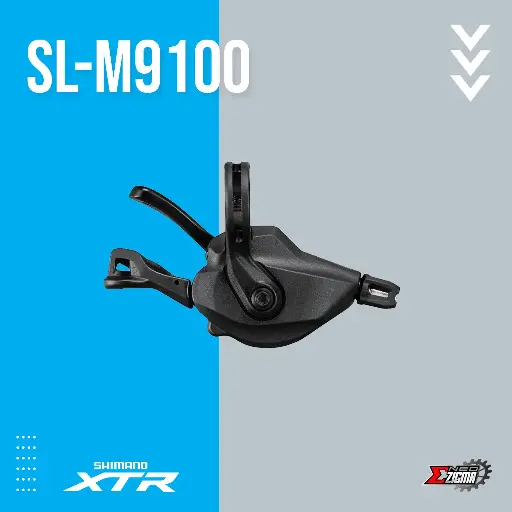 [SLSH079RI] Shifter MTB SHIMANO XTR SL-M9100 12-Spd Rear Ind. Pack ISLM9100RAP