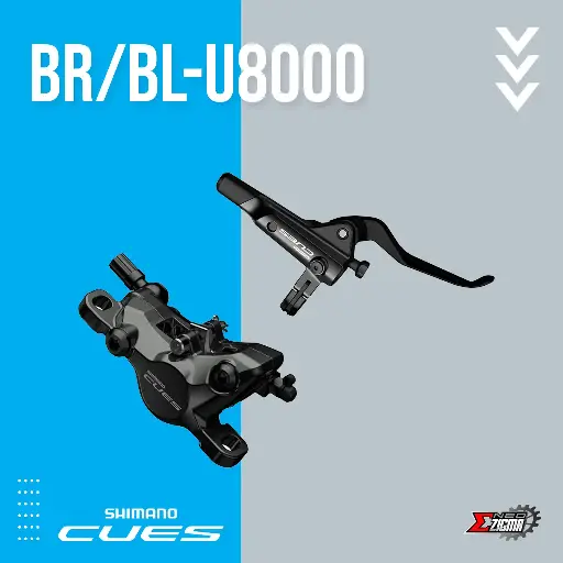 [DBSH087FI] Disc Brake Assembly MTB SHIMANO CUES BR/BL-U8000 J-kit Front Ind. Pack IU80001JLFPRA100