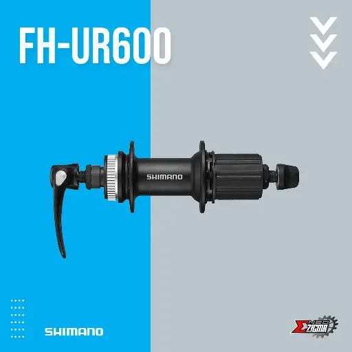 [HUSH097RE] Hub MTB SHIMANO FH-UR600 QR 32H 10/11-Spd Rear Ind. Pack EFHUR600BZB