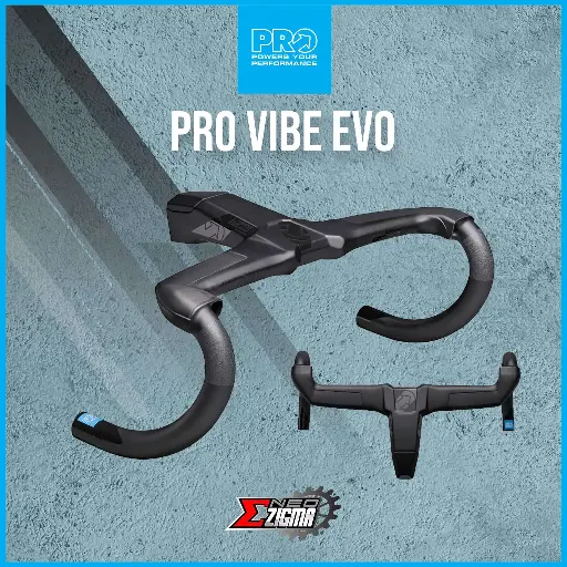 Handle Bar Road PRO Vibe Evo w. Spacer Set Carbon Di2 Ready